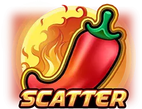 Scatter Chili Pepper symbol Burning Chilli X